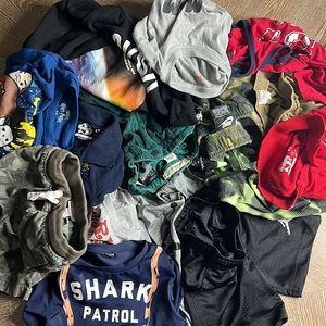 NIKE, JORDAN, H.M, HARRY POTTER Etc Assorted 4-6 Boy 15 PCS Clothes Bundle